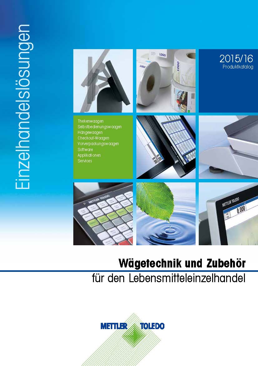 Den aktuellen Produktkatalog von METTLER TOLEDO gibt es unter www.mt.com/retail-catalog. Den aktuellen Produktkatalog von METTLER TOLEDO gibt es unter www.mt.com/retail-catalog.