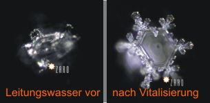 Wasserkristalle nach Masaru Emoto