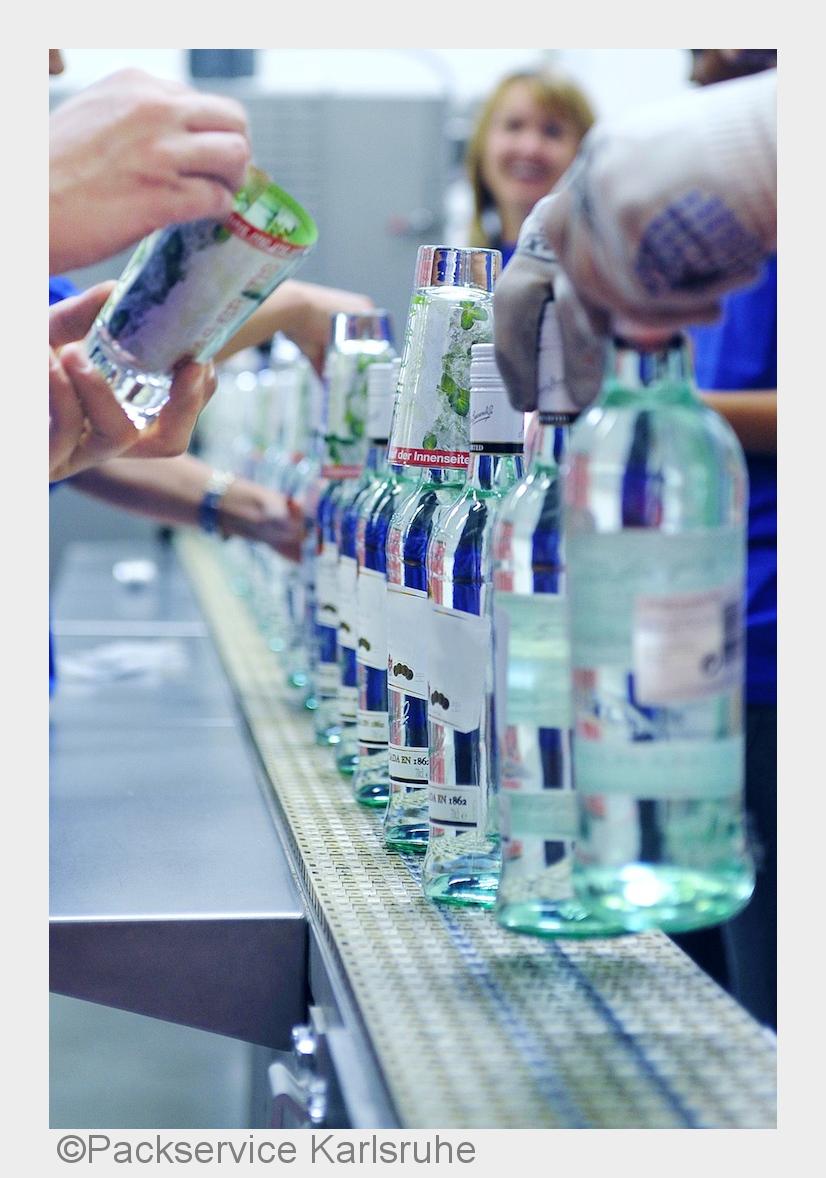Das kostenlose Cocktailglas als FMCG. (Bildquelle: Packservice Karlsruhe)