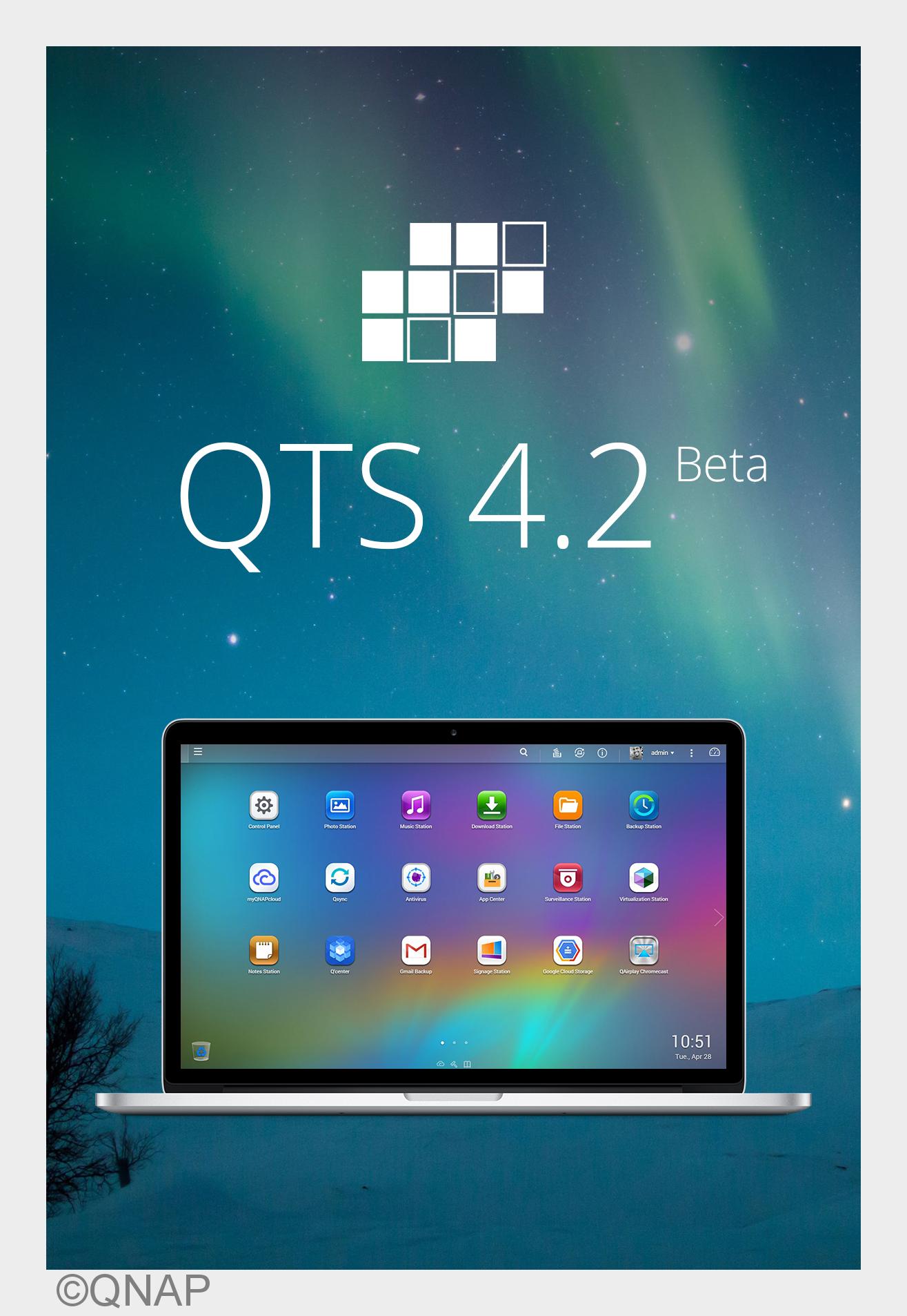 QNAP QTS 4.2 Beta: optimierte Apps& erhöhte Sicherheit auf dem Turbo NAS (Bildquelle: QNAP)
