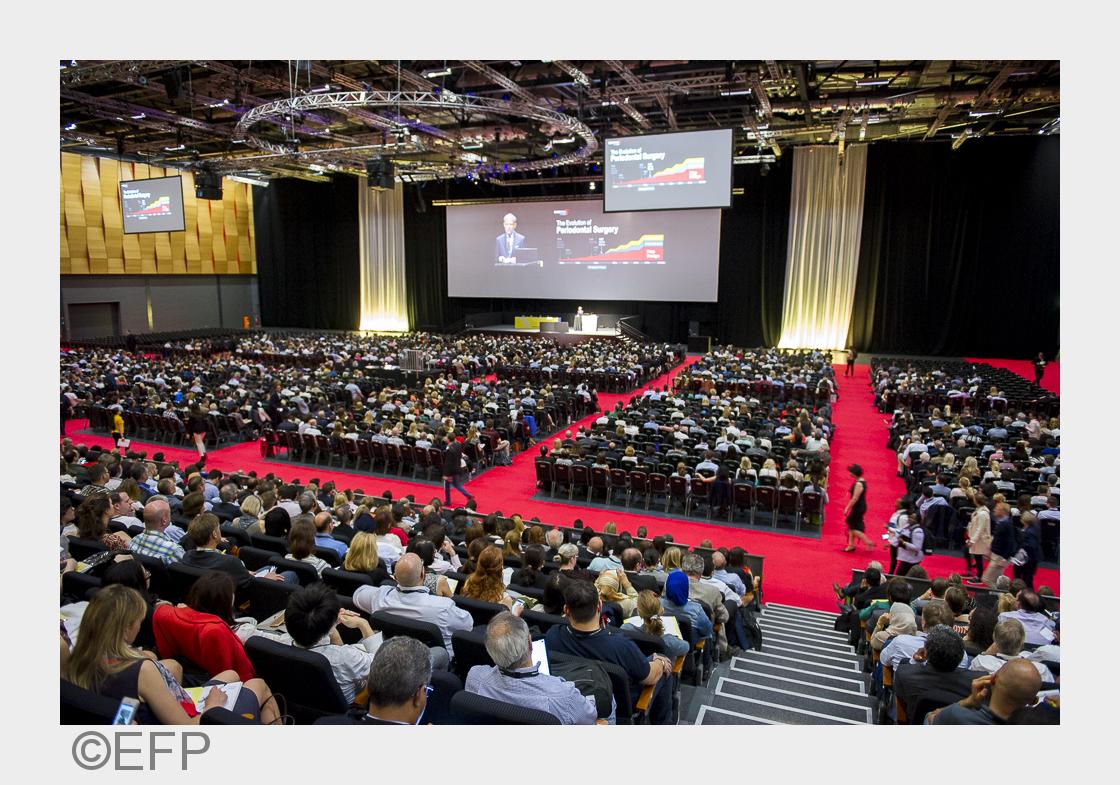 Präsentation auf der EuroPerio8 (Bildquelle: EFP)