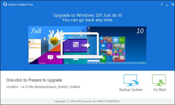 EaseUS System GoBack Free