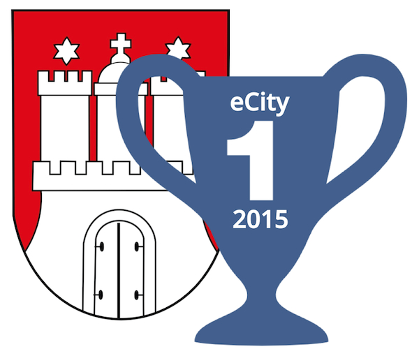 Hamburg wird mit cit intelliForm zur eCity 2015 gewählt.