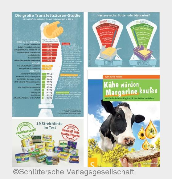19 Streichfette in Transfettsäuren-Studie getestet. Butter enthält die meisten Transfettsäuren. (Bil 19 Streichfette in Transfettsäuren-Studie getestet. Butter enthält die meisten Transfettsäuren. (Bil