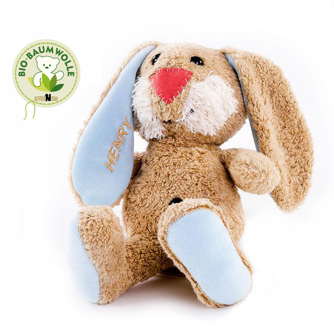 Bio Kuscheltier Hase von Steiner Plüschshop Bio Kuscheltier Hase von Steiner Plüschshop