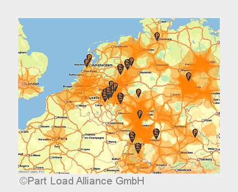 Teilladungskooperation PLA auf 100 Linien unterwegs. (Bildquelle: Part Load Alliance GmbH) Teilladungskooperation PLA auf 100 Linien unterwegs. (Bildquelle: Part Load Alliance GmbH)