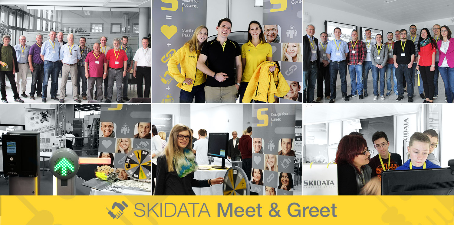 Meet& greet bei SKIDATA