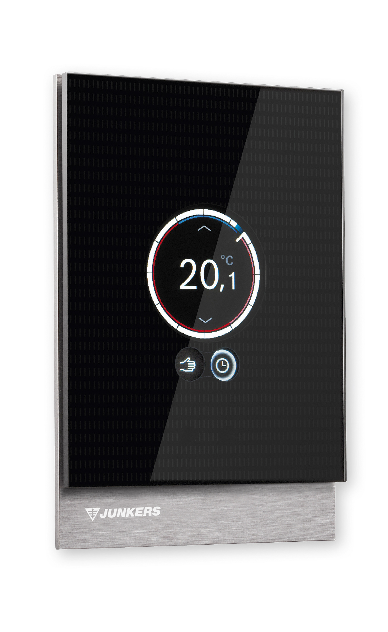 Der neue Raumregler Junkers Control vereint edles Design, clevere Funktionen und intuitive Bedienung Der neue Raumregler Junkers Control vereint edles Design, clevere Funktionen und intuitive Bedienung