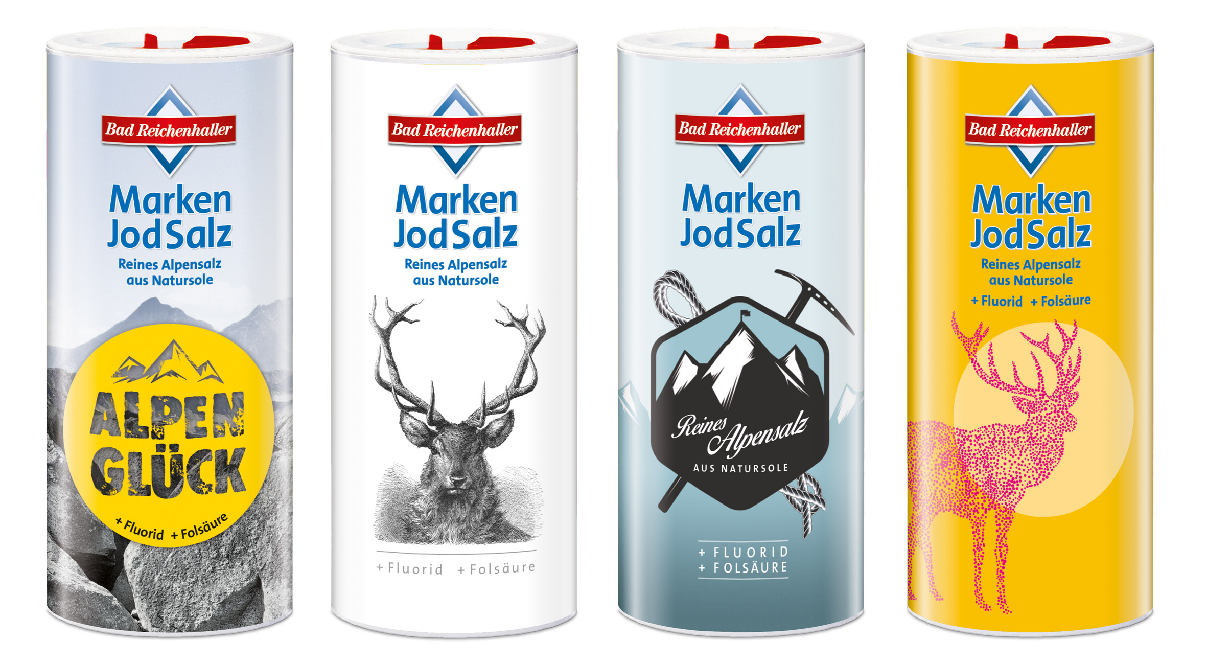 Im Trend: Alpen- und Hirschmotive. Ab September als limitierte Design-Edition Alpenglück erhältlich. Im Trend: Alpen- und Hirschmotive. Ab September als limitierte Design-Edition Alpenglück erhältlich.