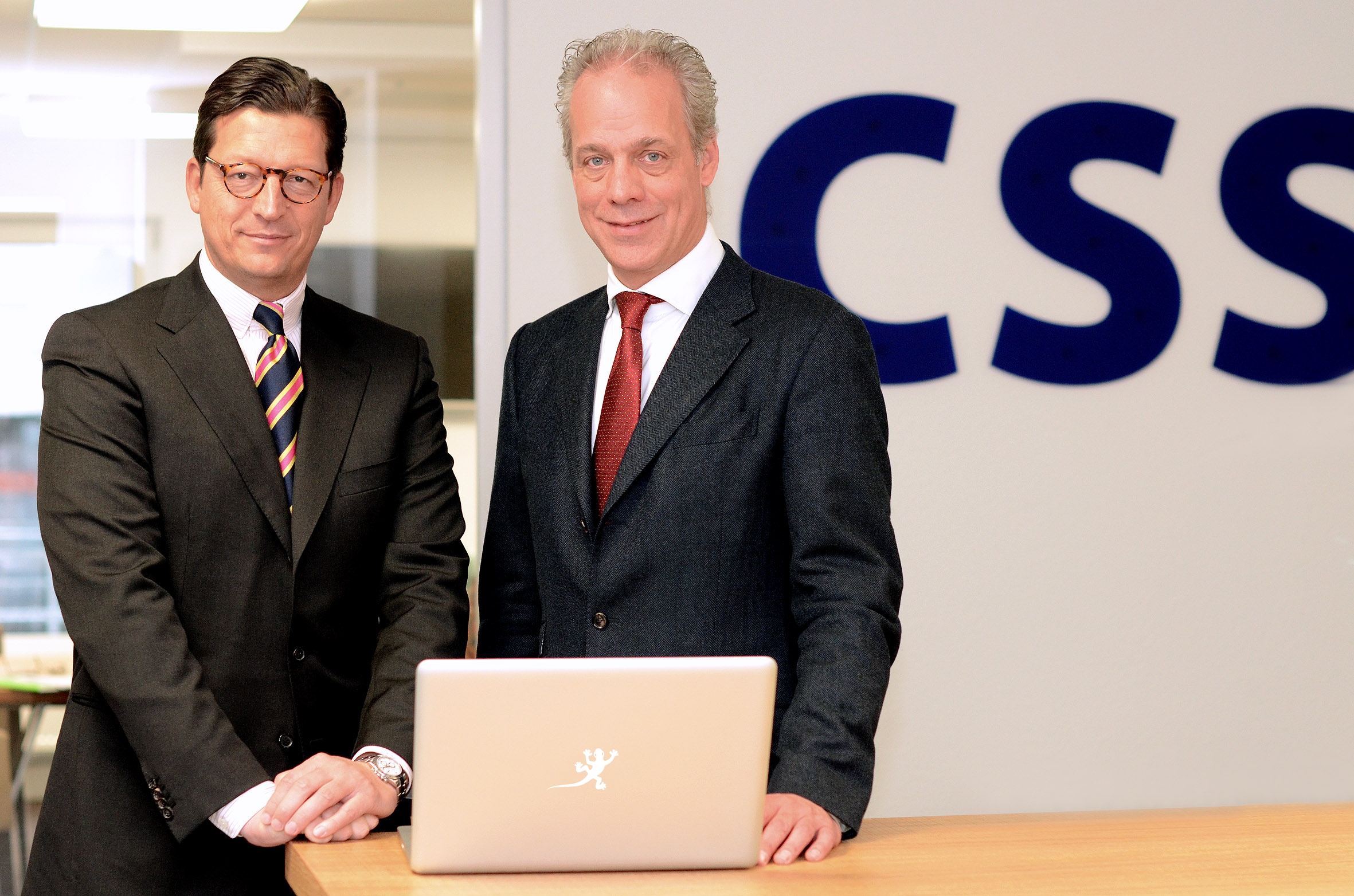Haben die Weichen bei CSS neu gestellt: Vorstandsvorsitzender Michael Friemel (re.) und Vorstandsmit