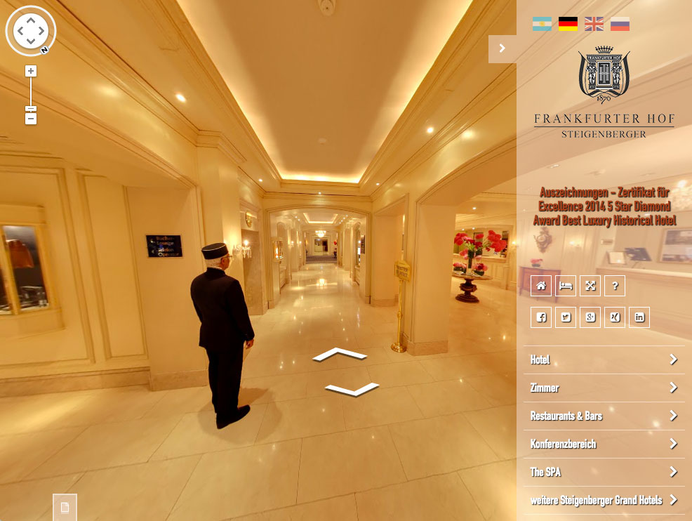 Virtueller Rundgang Steigenberger Frankfurter Hof Virtueller Rundgang Steigenberger Frankfurter Hof