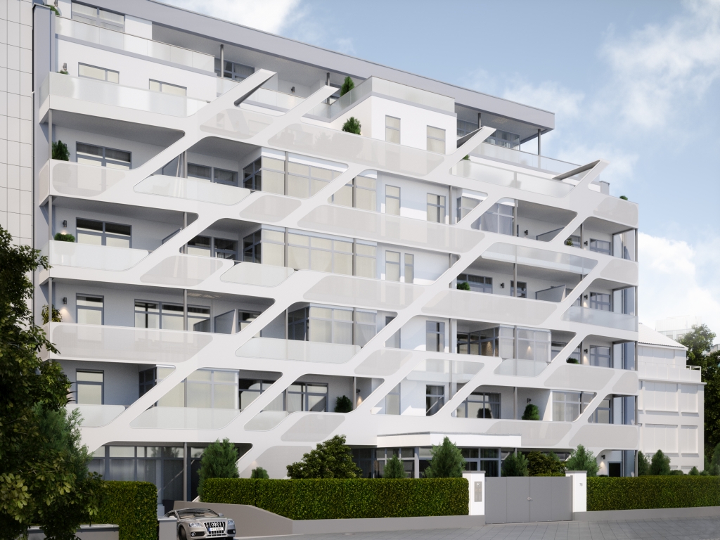 Anspruchsvolles Architekturprojekt ARION 76 in Düsseldorf Golzheim/Derendorf