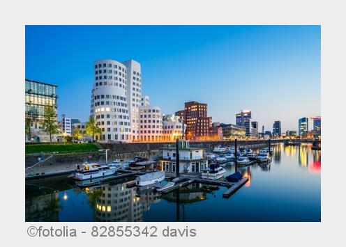 Düsseldorf Medienhafen (Bildquelle: fotolia - 82855342 davis) Düsseldorf Medienhafen (Bildquelle: fotolia - 82855342 davis)
