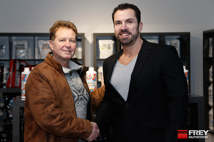 NAC Präsidiumsmitglied Harald Hoyler und Dipl.-Hdl. Andreas Frey (GF von FREY Nutrition) NAC Präsidiumsmitglied Harald Hoyler und Dipl.-Hdl. Andreas Frey (GF von FREY Nutrition)