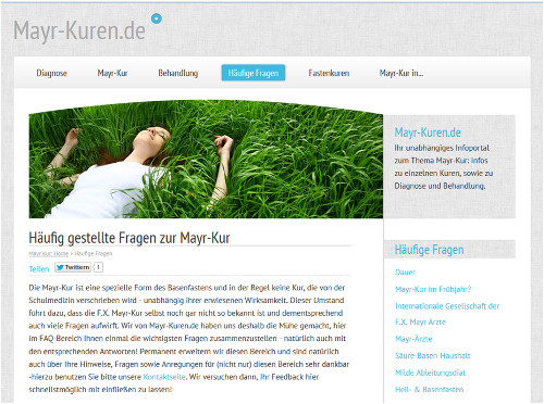 Basenfasten mit einer Mayr-Kur Basenfasten mit einer Mayr-Kur