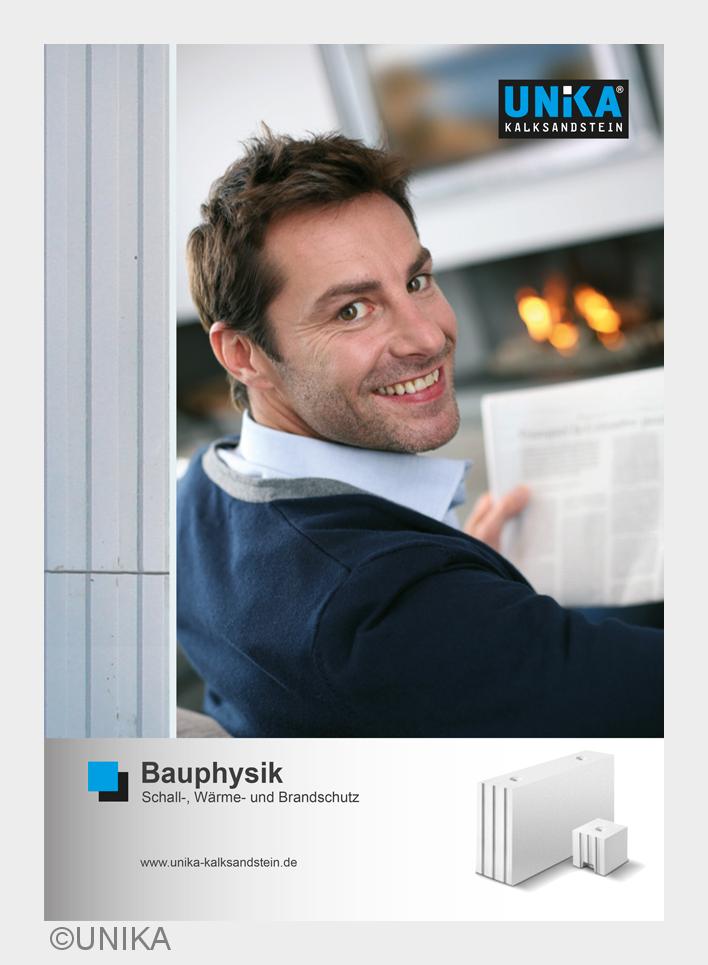 Broschüre zum Thema Bauphysik von UNIKA direkt downloadbar auf www.unika-kalksandstein.de (Bildquell Broschüre zum Thema Bauphysik von UNIKA direkt downloadbar auf www.unika-kalksandstein.de (Bildquell