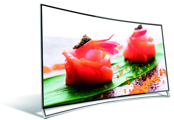 Ultrascharfe und farbenprächtige Bilder dank Quantum-Dot-Technik: der 65?-UHD-Curved-TV Hisense 65XT