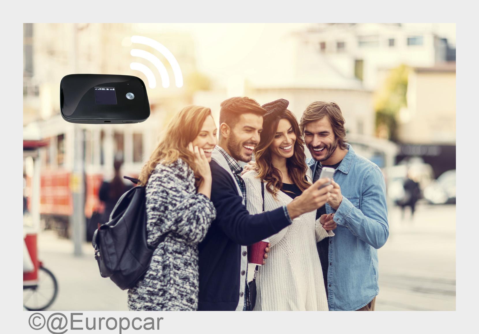 Stets online mit Europcar (Bildquelle: @Europcar) Stets online mit Europcar (Bildquelle: @Europcar)
