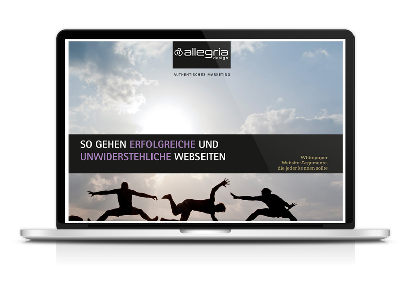 Whitepaper"So werden Webseiten erfolgreich" von allegria design aus Taufkirchen bei Münche