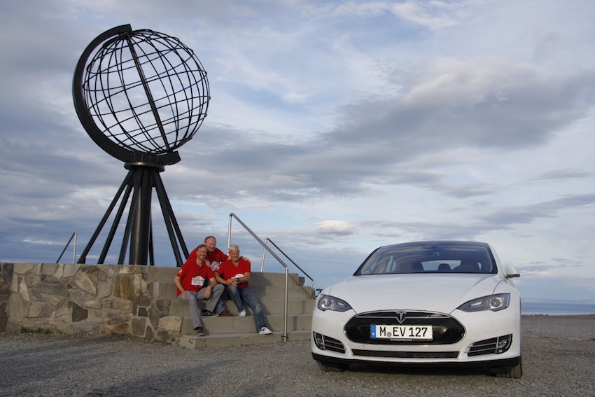 Mit dem Tesla von der Südspitze Spaniens zum Nordkap in Norwegen Mit dem Tesla von der Südspitze Spaniens zum Nordkap in Norwegen