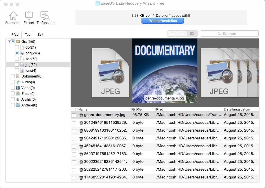 Datenwiederherstellung auf Mac Datenwiederherstellung auf Mac