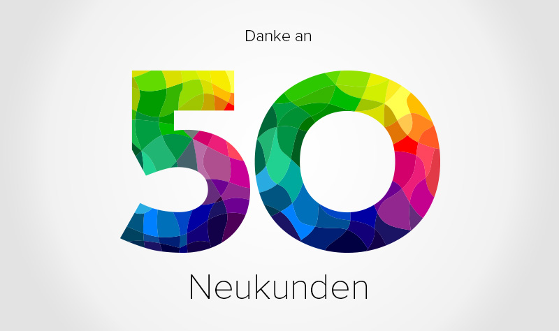 Danke an 50 Neukunden - Green IT Solution GmbH