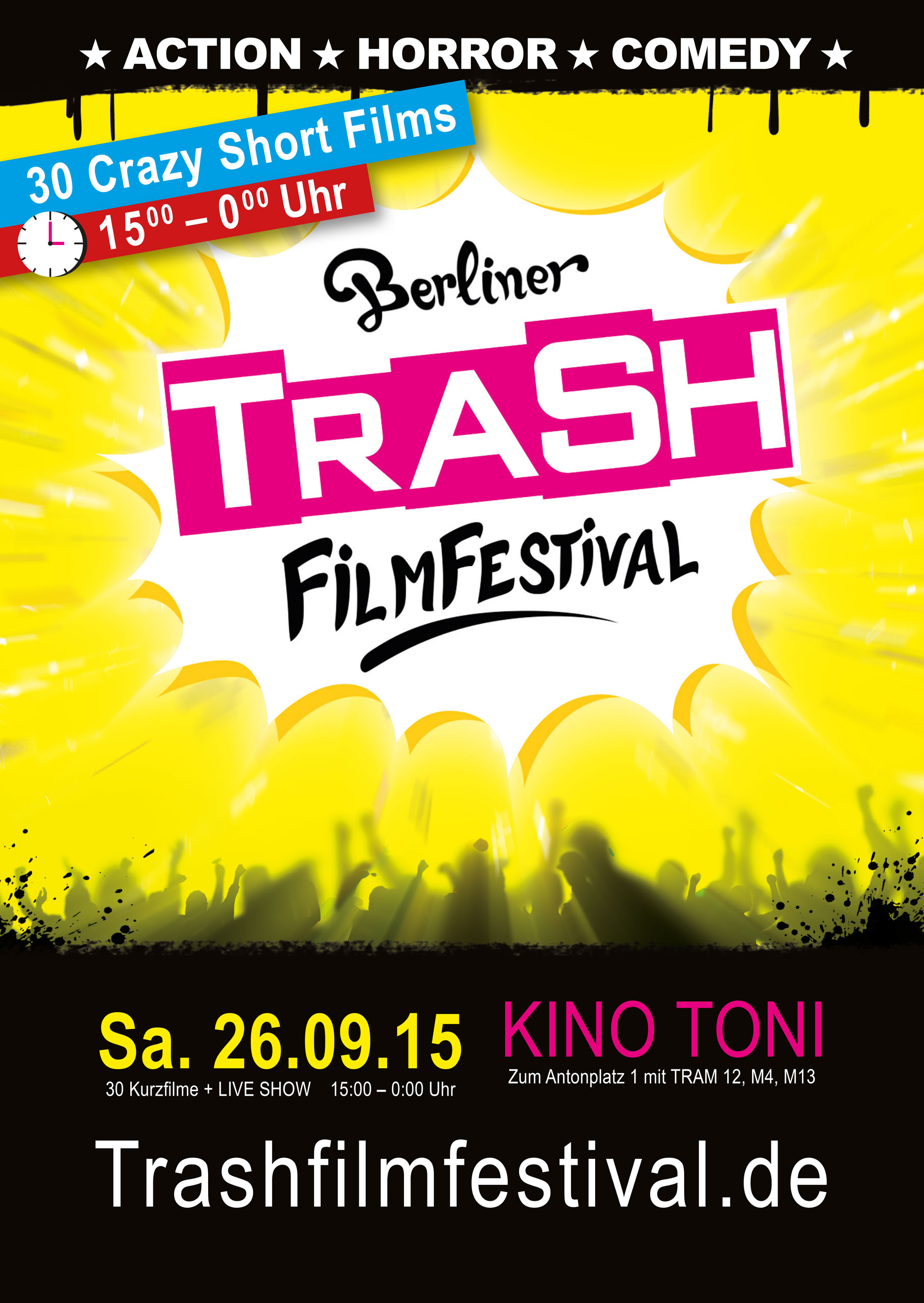 Berliner TRASH Film Festival - 26.09.2015