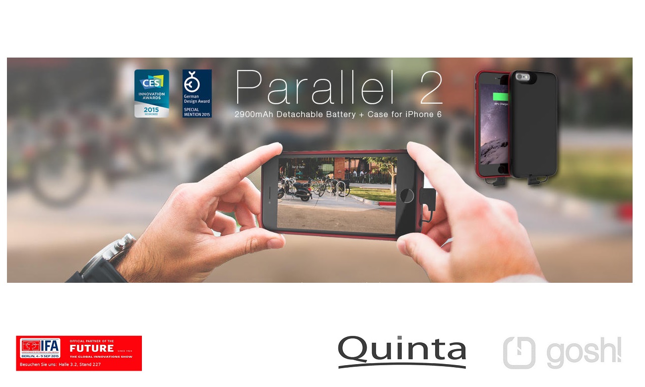 Das Highlight stellt nach wie vor das Batterycase Parallel 2 für Apple iPhone 6 dar. Das Highlight stellt nach wie vor das Batterycase Parallel 2 für Apple iPhone 6 dar.