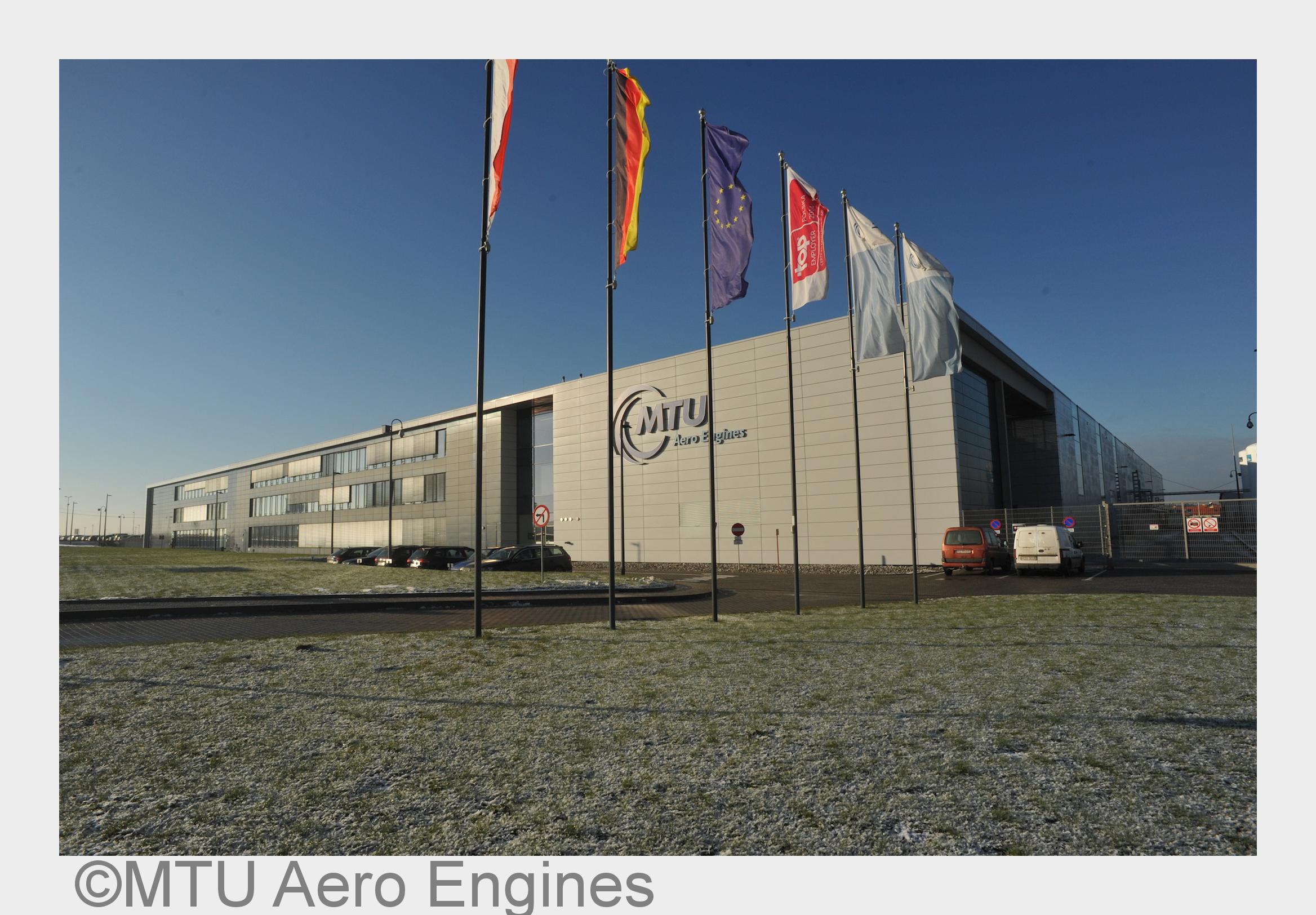 Der Werksstandort in Polen (Bildquelle: MTU Aero Engines) Der Werksstandort in Polen (Bildquelle: MTU Aero Engines)