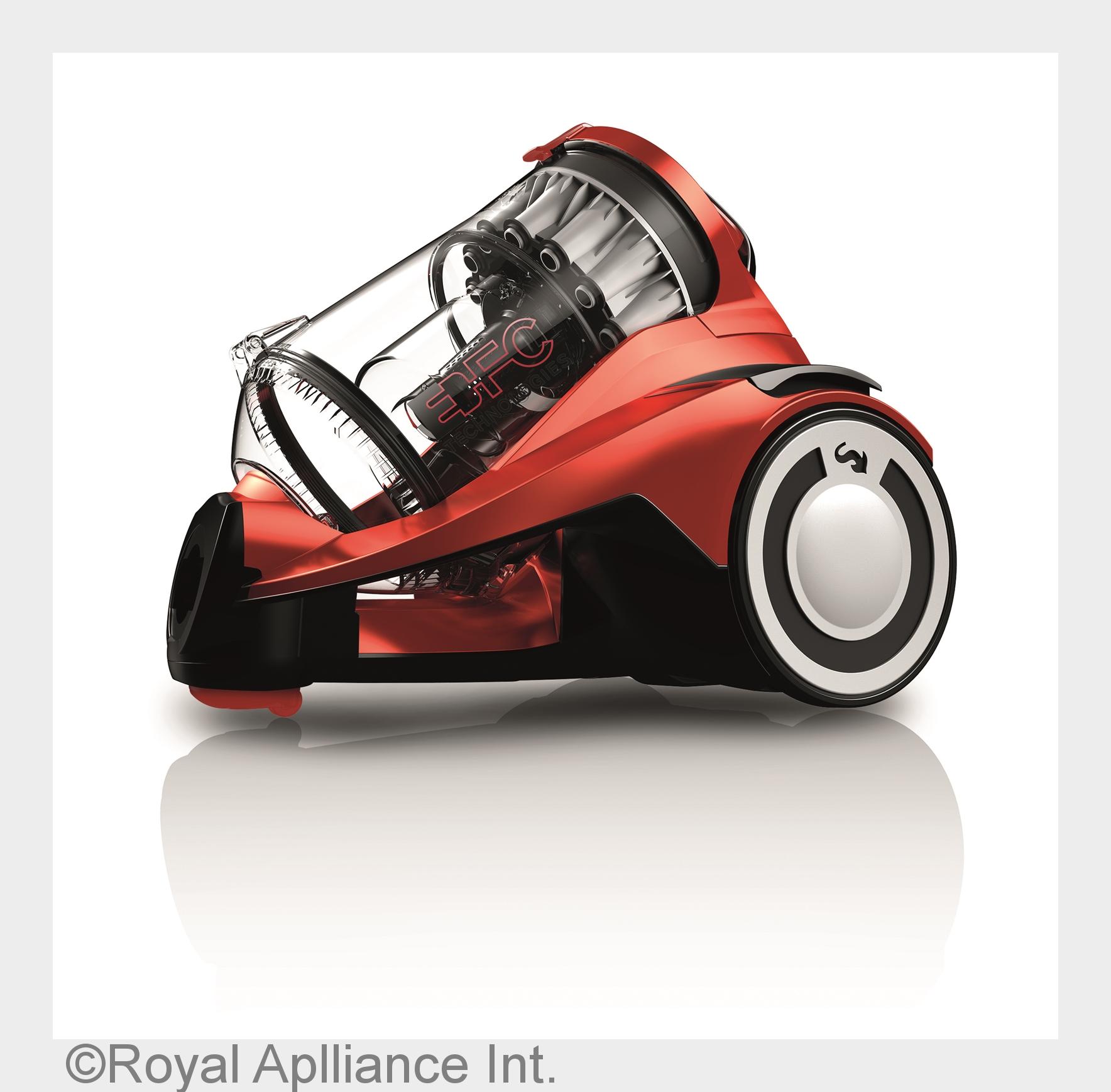 Rebel 55 HFC: Noch saugstärker und energiesparender mit EFC Technolgie. (Bildquelle: Royal Aplliance