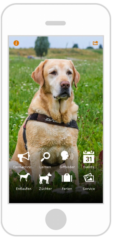 Appmal Hund jetzt kostenlos im App Store und Google Play Store verfügbar