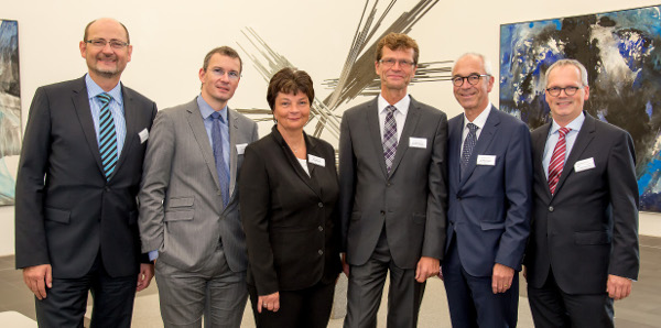 V.l.n.r.: Dr. Peter Schaumberger, Tobias Karow, Birgit Nupens, Dr. Franz Schulte, Dr. Martin Fasselt V.l.n.r.: Dr. Peter Schaumberger, Tobias Karow, Birgit Nupens, Dr. Franz Schulte, Dr. Martin Fasselt