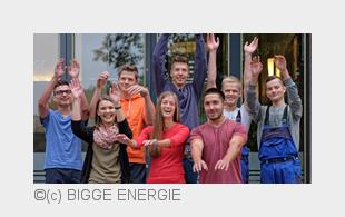 Junge Energie macht die Welle. (Bildquelle: (c) BIGGE ENERGIE) Junge Energie macht die Welle. (Bildquelle: (c) BIGGE ENERGIE)