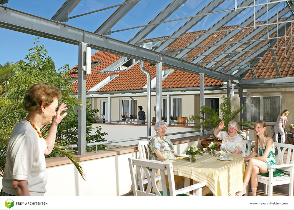Soziale Architektur mit Modellcharakter: Seniorenwohnanlage Schwanenhof in Eichstetten.