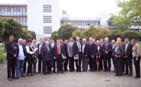 Die türkische Delegation und Gastgeber zu Besuch an der Hochschule Reutlingen