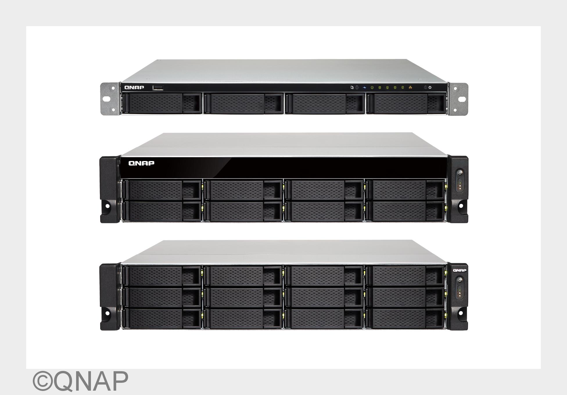 QNAP TS-x63U: Leistungsstarke 10GbE-Quad-Core-NAS-Serie für KMUs (Bildquelle: QNAP)