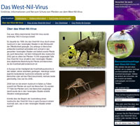 Screenshot www.westnile.de Screenshot www.westnile.de