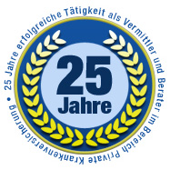 Mehr als 25 Jahre Berufserfahrung im Bereich der gesetzlichen und privaten Krankenversicherungen