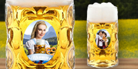 Maßkrug mit Foto jetzt gestalten - Maßkrug bedrucken lassen für das Oktoberfest und Biergarten Feeli Maßkrug mit Foto jetzt gestalten - Maßkrug bedrucken lassen für das Oktoberfest und Biergarten Feeli