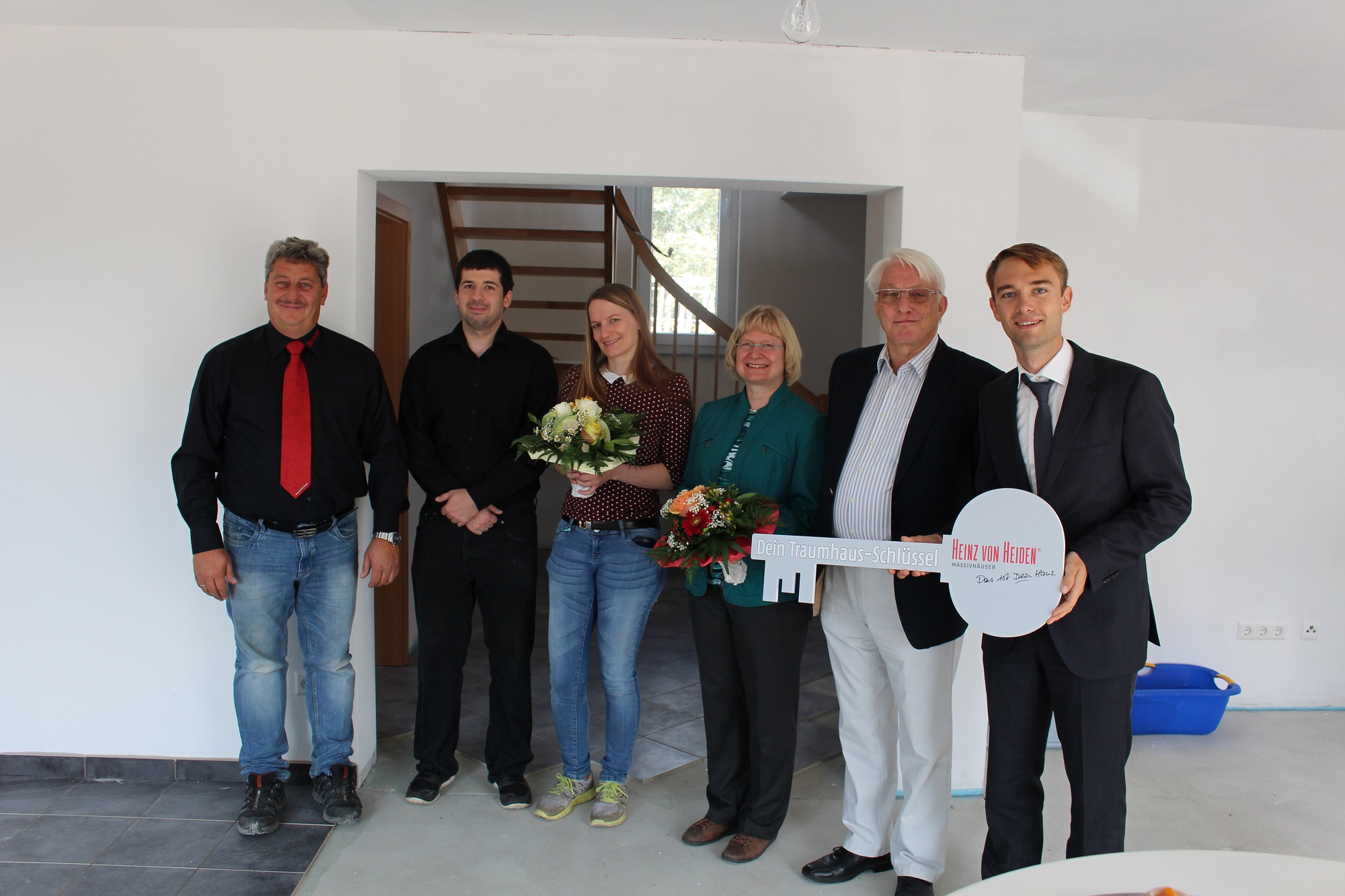 Glückliche Gesichter bei allen Beteiligten Glückliche Gesichter bei allen Beteiligten