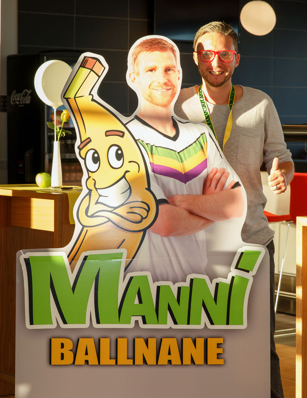 Per Mertesacker und Ben Rückerl Per Mertesacker und Ben Rückerl