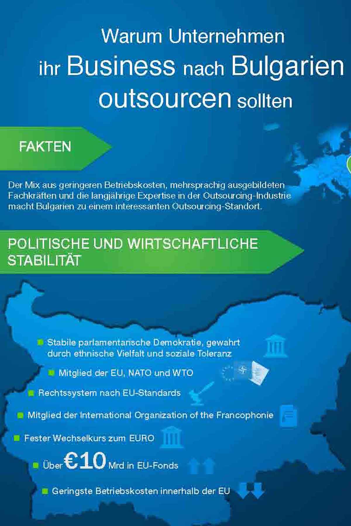 Infografik zu Bulgarien Infografik zu Bulgarien