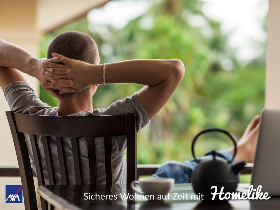 Sicheres Wohnen auf Zeit mit Homelike und AXA
