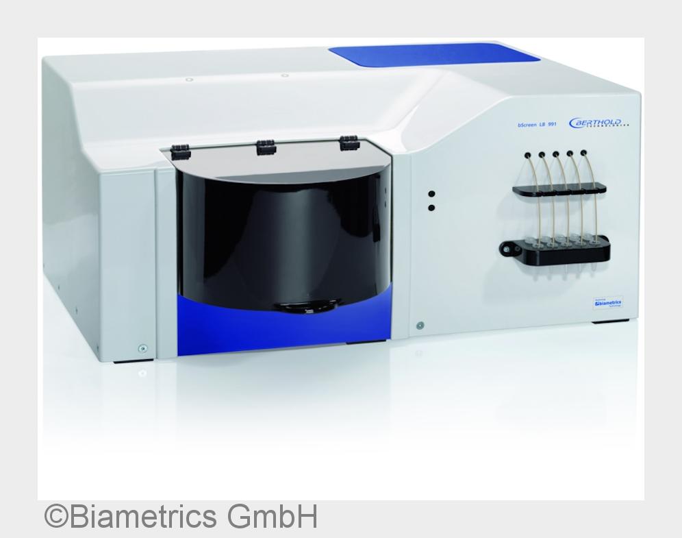 Das Biametrics-Analysegerät b-screen (Bildquelle: Biametrics GmbH) Das Biametrics-Analysegerät b-screen (Bildquelle: Biametrics GmbH)