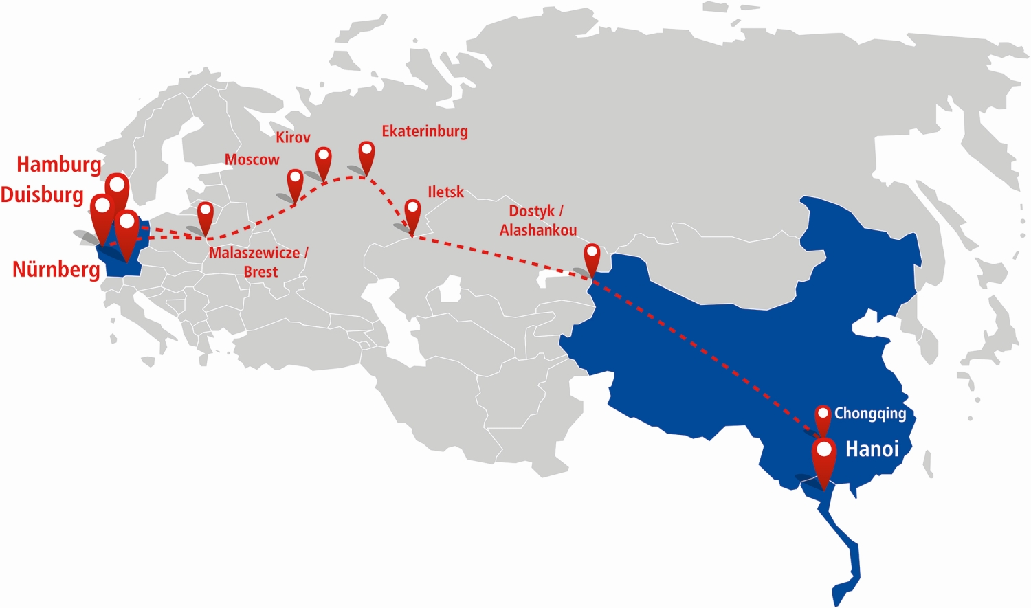 Hellmann Worldwide Logistics erweitert das Angebot Rail Eurasia um das Land Vietnam Hellmann Worldwide Logistics erweitert das Angebot Rail Eurasia um das Land Vietnam