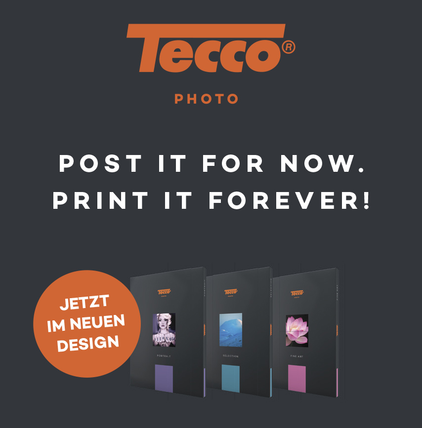 Teccos neues Design und neuer Slogan: »Post It For Now. Print It Forever!«