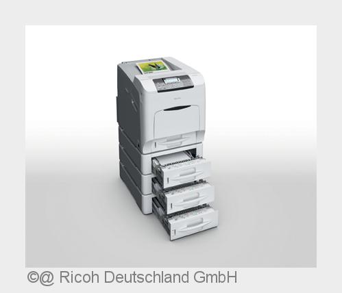 Der SP C440DN punktet mit großer Effizienz sowie mit fortschrittlichen Sicherheitsfunktionen. (Bildq Der SP C440DN punktet mit großer Effizienz sowie mit fortschrittlichen Sicherheitsfunktionen. (Bildq