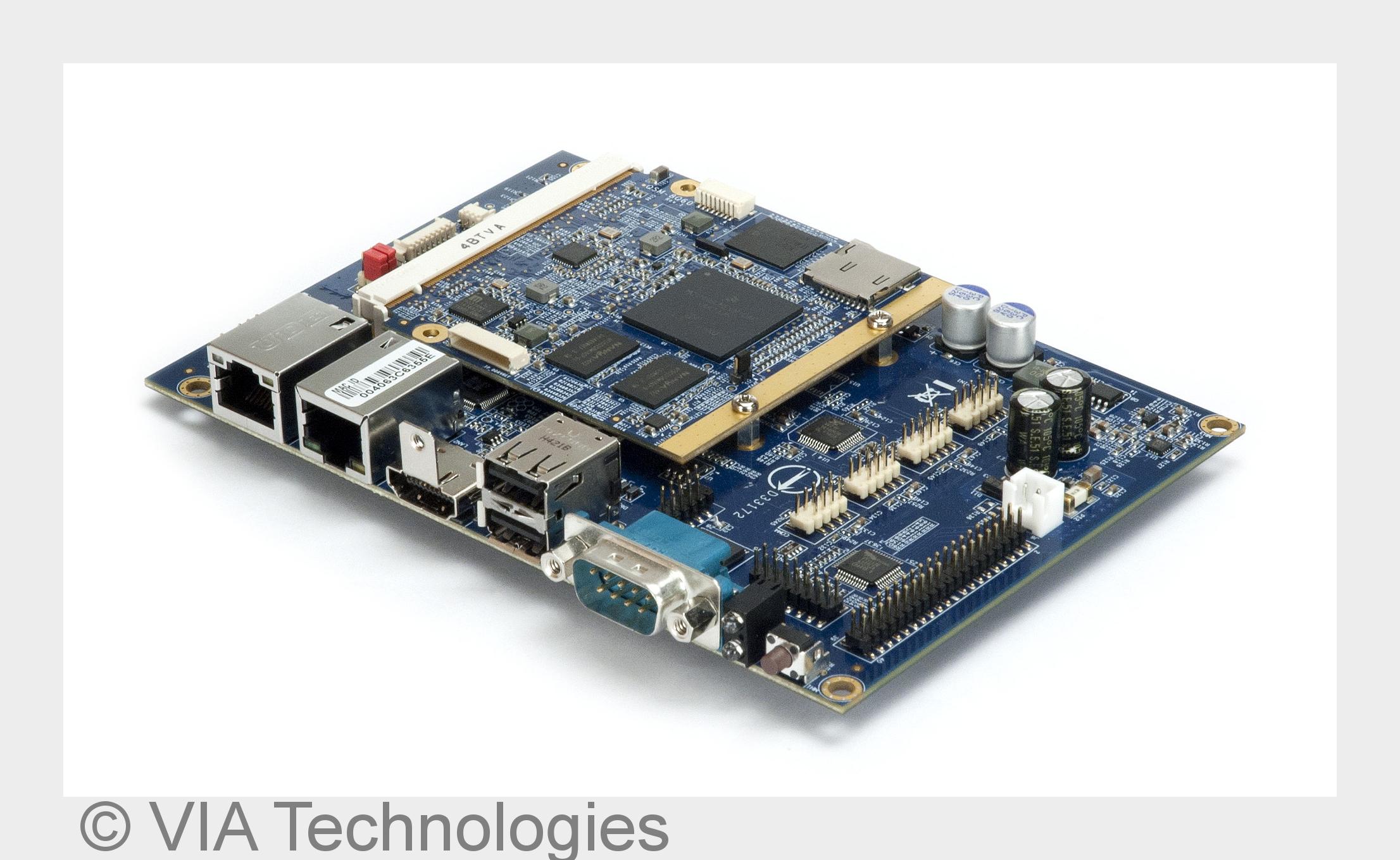 Das neue VIA QSM-8Q60 Qseven?Modul (Bildquelle:©VIA Technologies) Das neue VIA QSM-8Q60 Qseven?Modul (Bildquelle:©VIA Technologies)