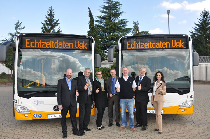 Echtzeitauskünfte für Busse im RNN-Verbundgebiet