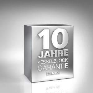 Zehn Jahre Garantie auf den Kesselblock von Mittel- und Großkesseln. Quelle: Buderus